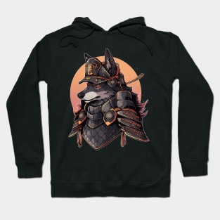 samurai dog Hoodie